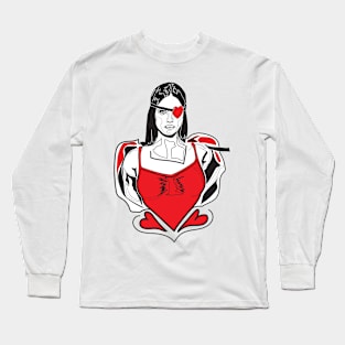 LDR love heart eye patch Long Sleeve T-Shirt